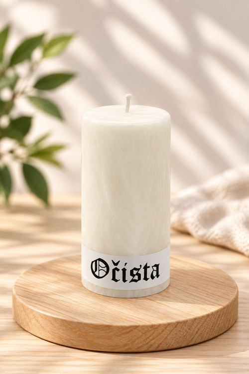 Svíčka Očista – čistota, harmonie a nový prostor