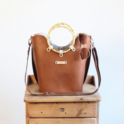 Leather handbag *Brandy*
