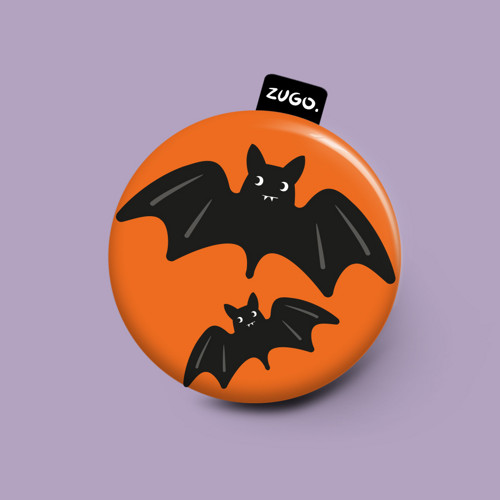 HALLOWEEN / netopýr / zrcátko 56 mm