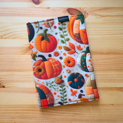 Obal na knihy - patchwork dýně — foto 1
