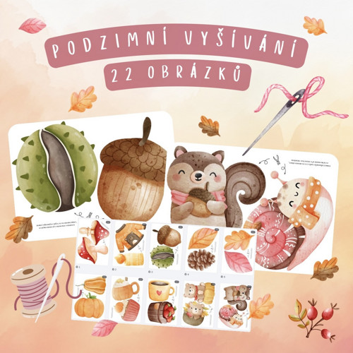 Podzimní vyšívání (PDF - tisk)