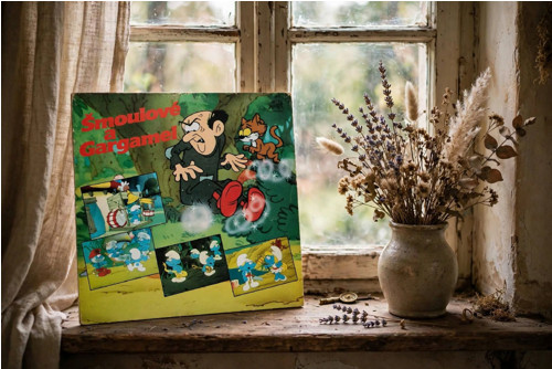 LP vinyl Šmoulové a Gargamel