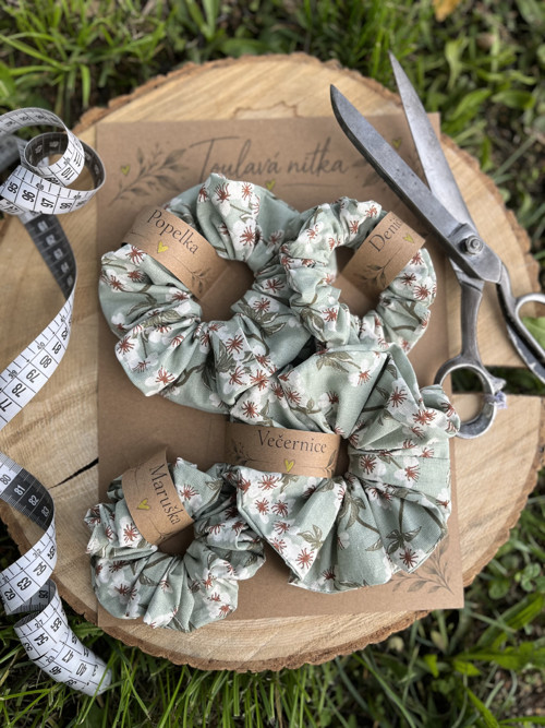 Kolekce scrunchie gumiček
