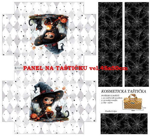 Panel na taštičku kočárkovina - skladem