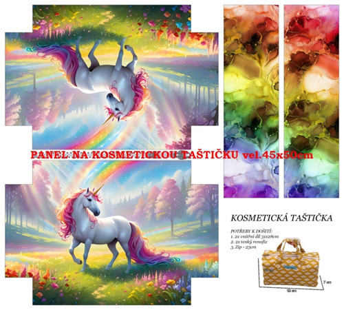 Panel na taštičku kočárkovina - skladem