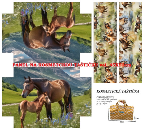 Panel na taštičku kočárkovina - skladem