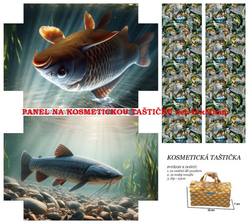 Panel na taštičku kočárkovina - skladem