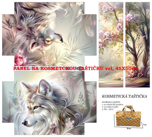 Panel na taštičku kočárkovina - skladem