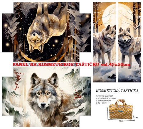 Panel na taštičku kočárkovina - skladem
