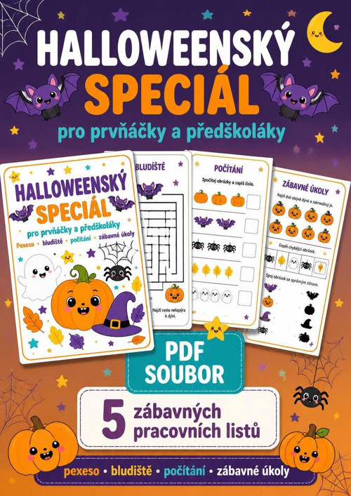 HALLOWEENSKÝ SPECIÁL - mini soubor aktivit