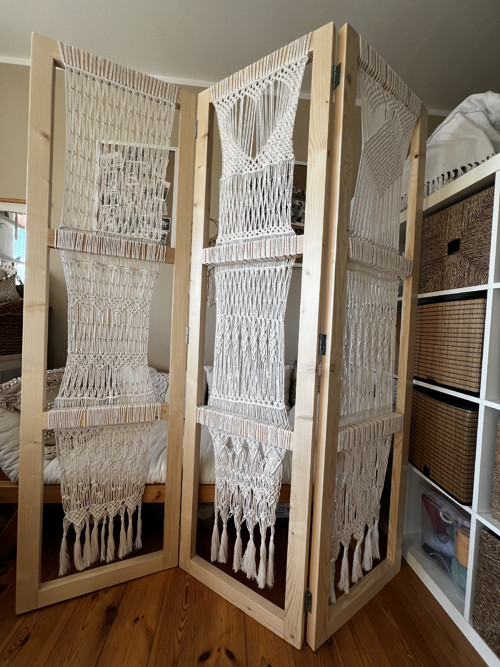 Boho Macrame Paravan