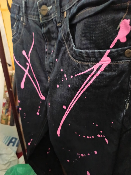 Denim neon cákance — foto 1