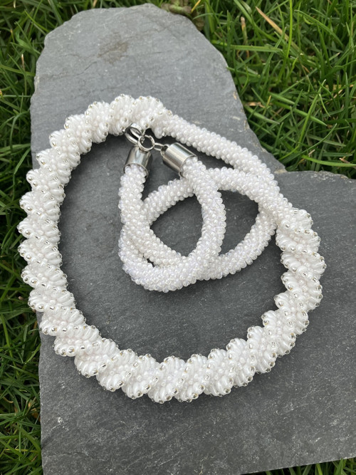 White crystal, náhrdelník