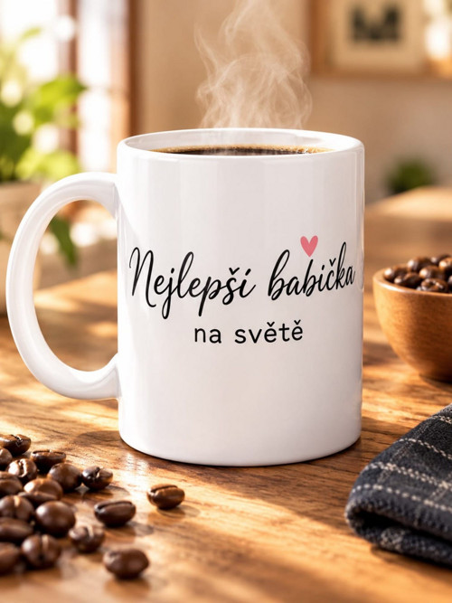 Hrnek s potiskem "nejlepší babička "