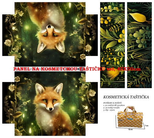 Panel na taštičku kočárkovina - skladem
