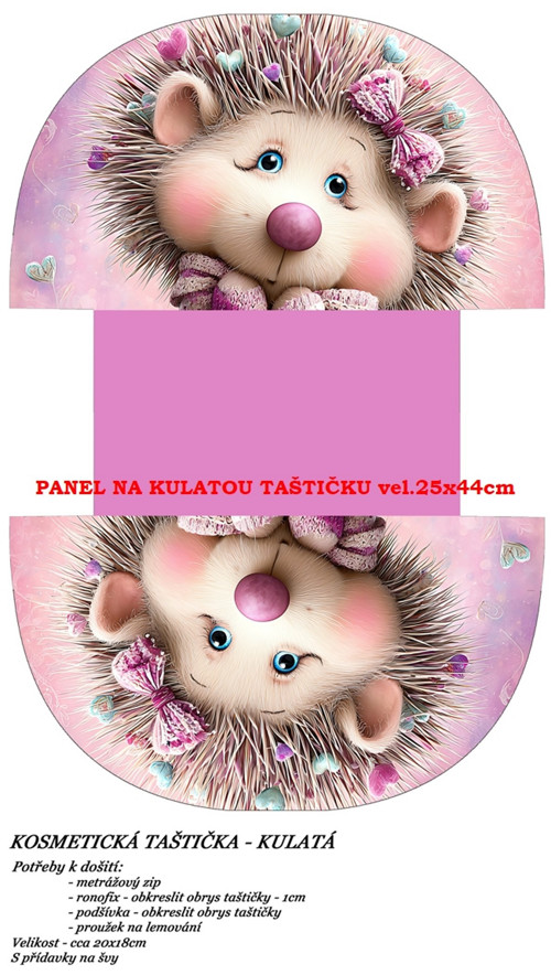 Panel na taštičku kočárkovina - skladem