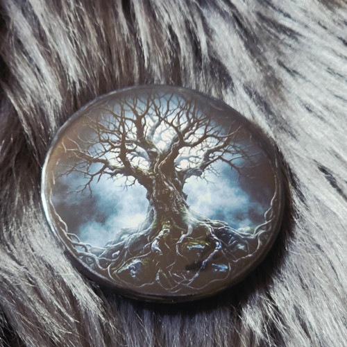 Samhain placka 44mm – Posvátný strom života