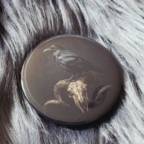 Samhain placka 44mm – Odinův posel havran