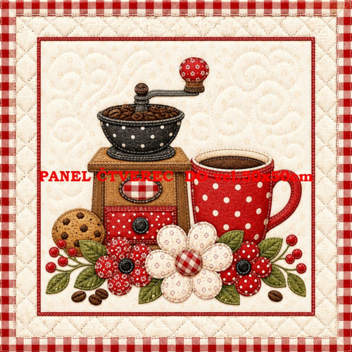 Bavlněný panel 15x15 cm - skladem