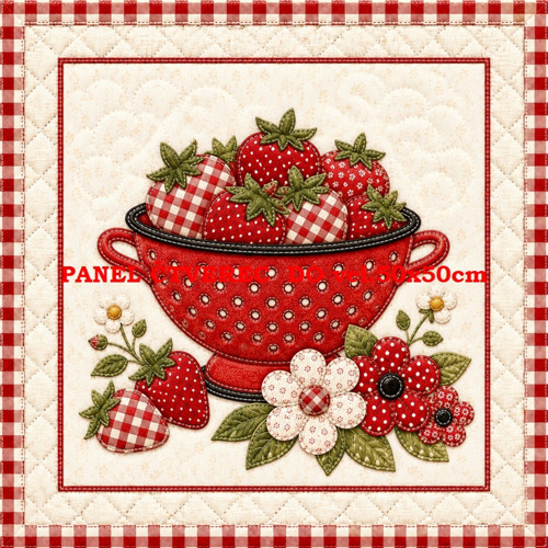 Bavlněný panel 10x10 cm - skladem