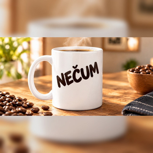 Hrnek s potiskem "nečum"