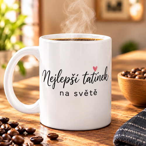 Hrnek s potiskem "nejlepší tatínek"