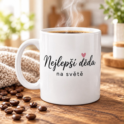 Hrnek s potiskem "nejlepší děda”