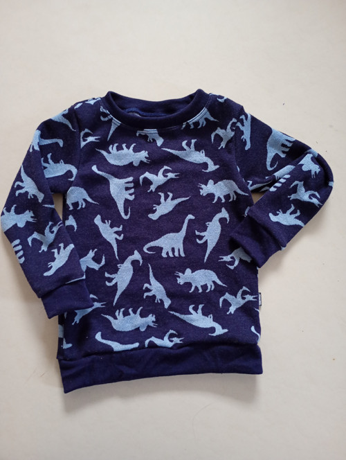 Merino tričko zimní 104 Dinosauři