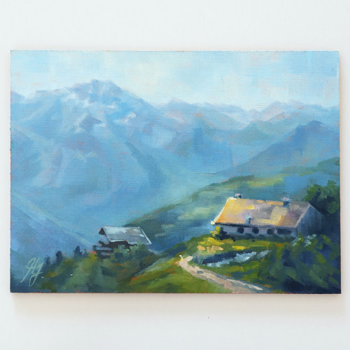 Studie krajiny č. 15 | 18 × 13 cm