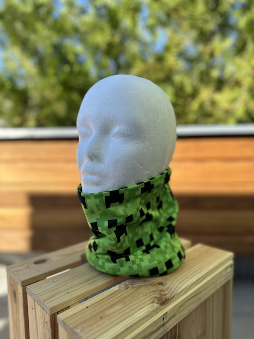 Nákrčník s fleecem Minecraft Creeper — foto 1