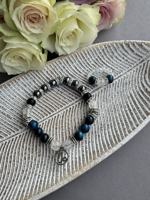 Set Kozoroh – Tygří oko, Obsidián, Hematit