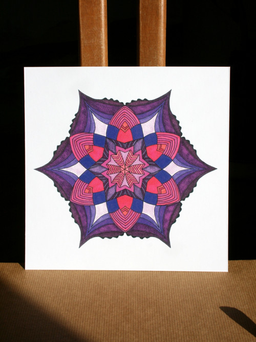 Mandala Fialová