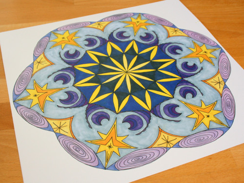 Mandala Hvězdná