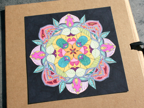 Mandala Tropická vášeň - Originál