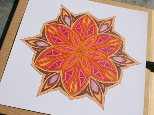 Mandala Podzimní přeměna