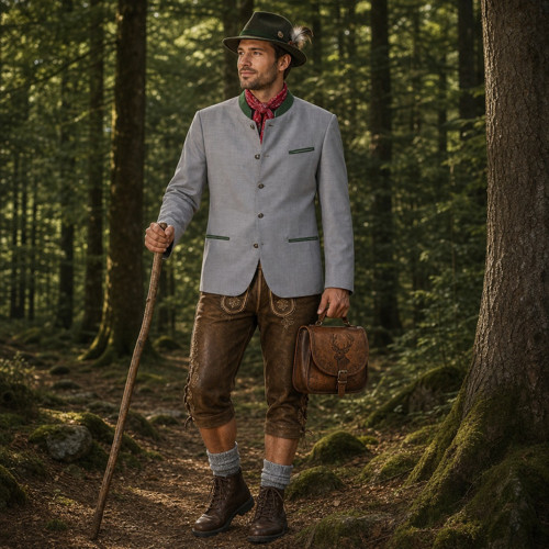Set padačky, 2x sako, lederhosen — foto 1