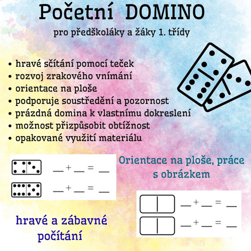 Matematické početní domino (PDF soubor)
