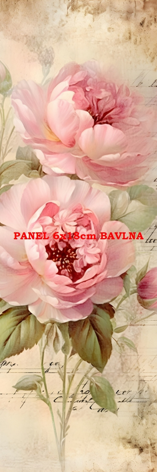 Kočárkovina panel 6x18 cm skladem