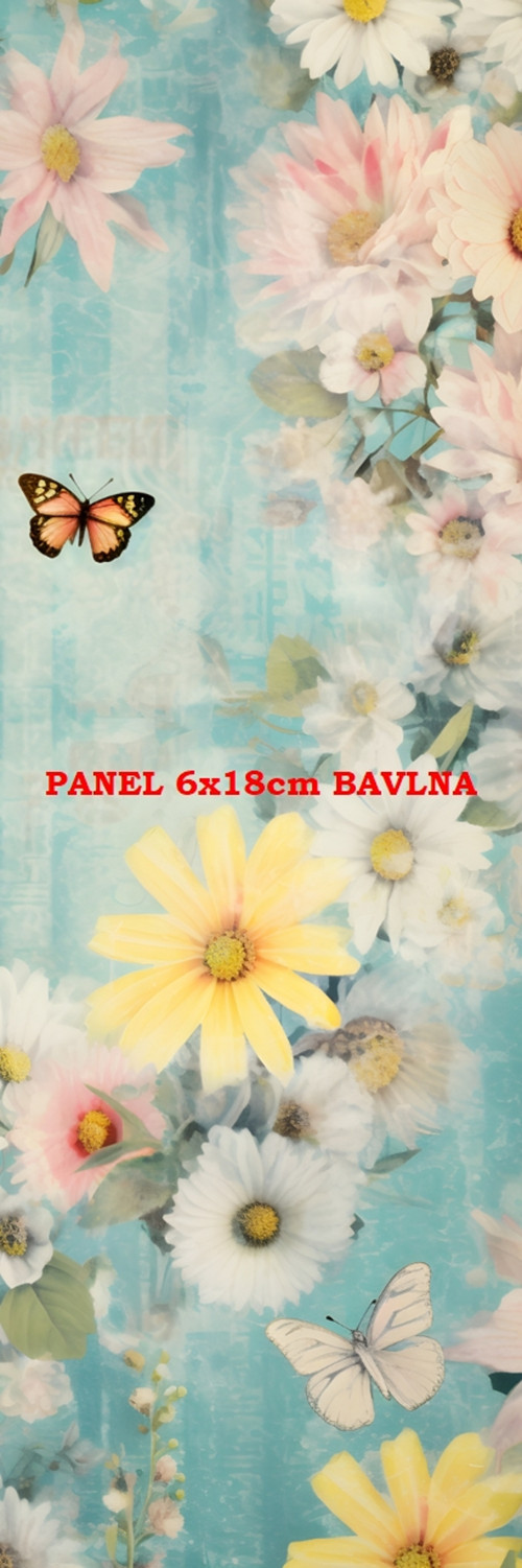 Kočárkovina panel 6x18 cm skladem — foto 1