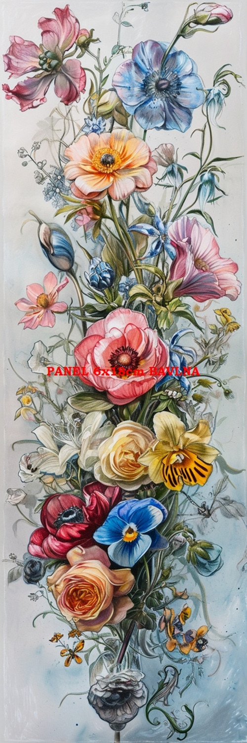 Kočárkovina panel 6x18 cm skladem