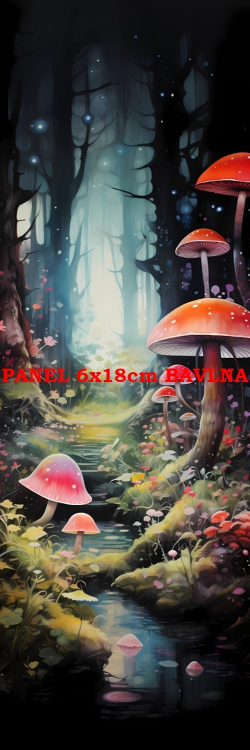 Kočárkovina panel 6x18 cm skladem