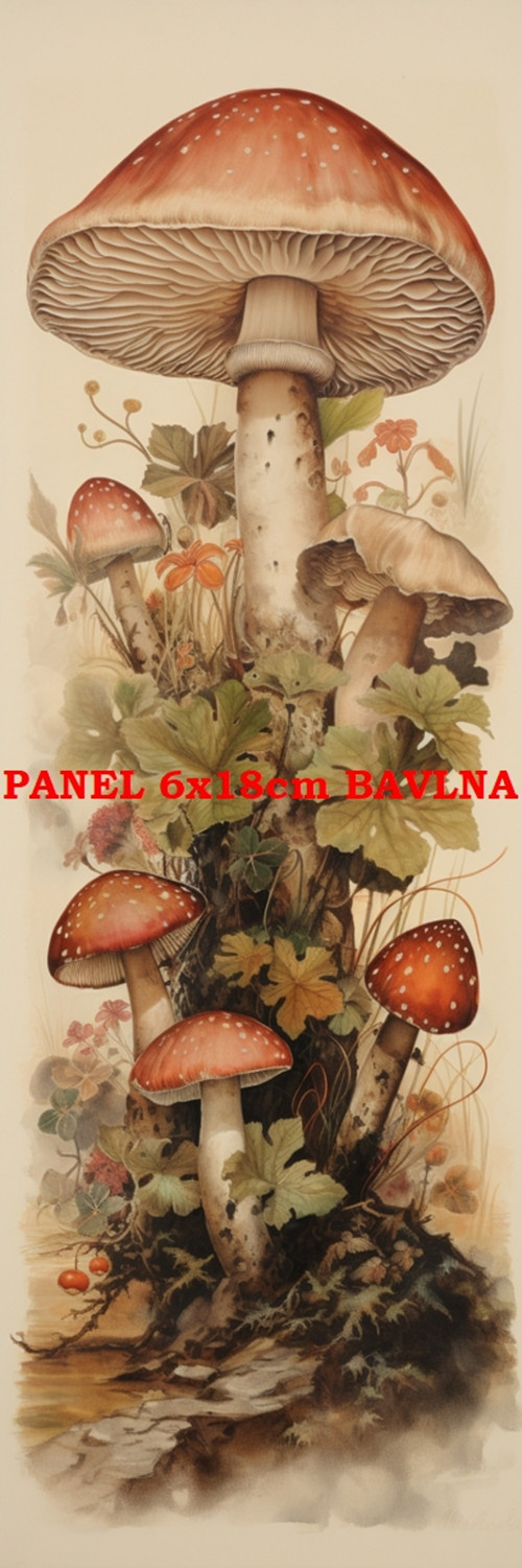 Kočárkovina panel 6x18 cm skladem