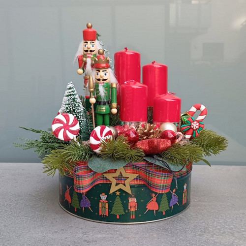 Adventní svícen Lolli Pop Louskáček