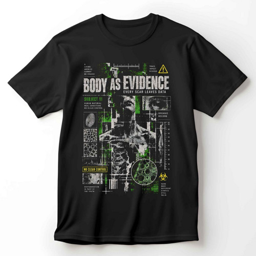 Tričko BODY AS EVIDENCE / NT-002