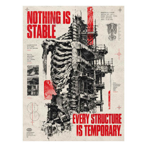 Plakát A3 NOTHING IS STABLE / AP-004