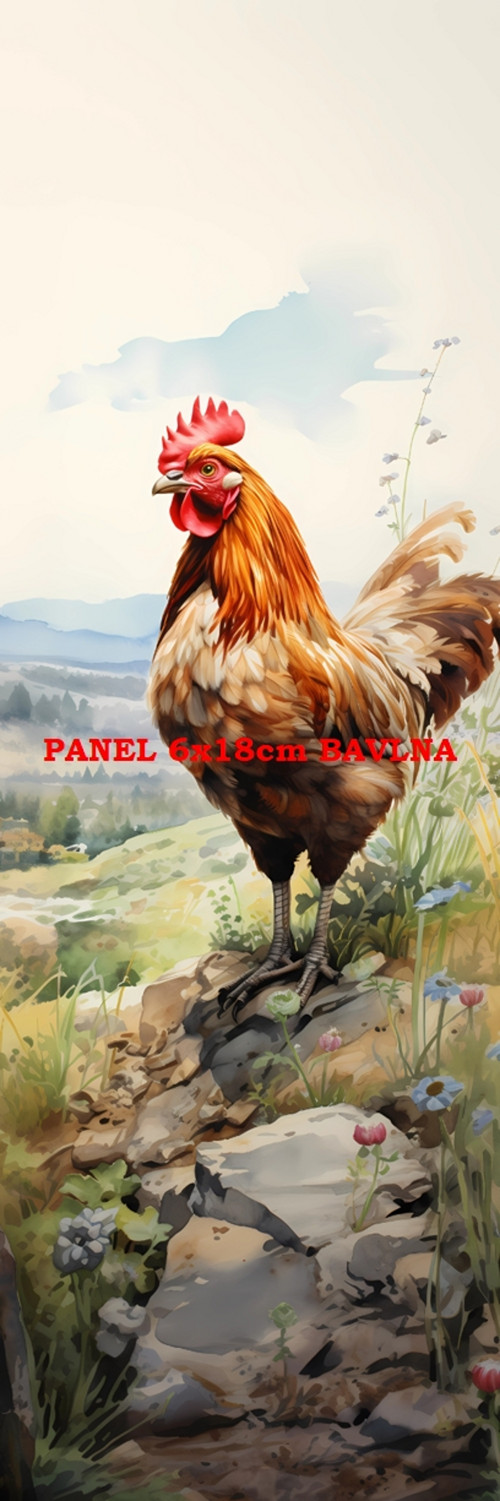 Kočárkovina panel 6x18 cm skladem