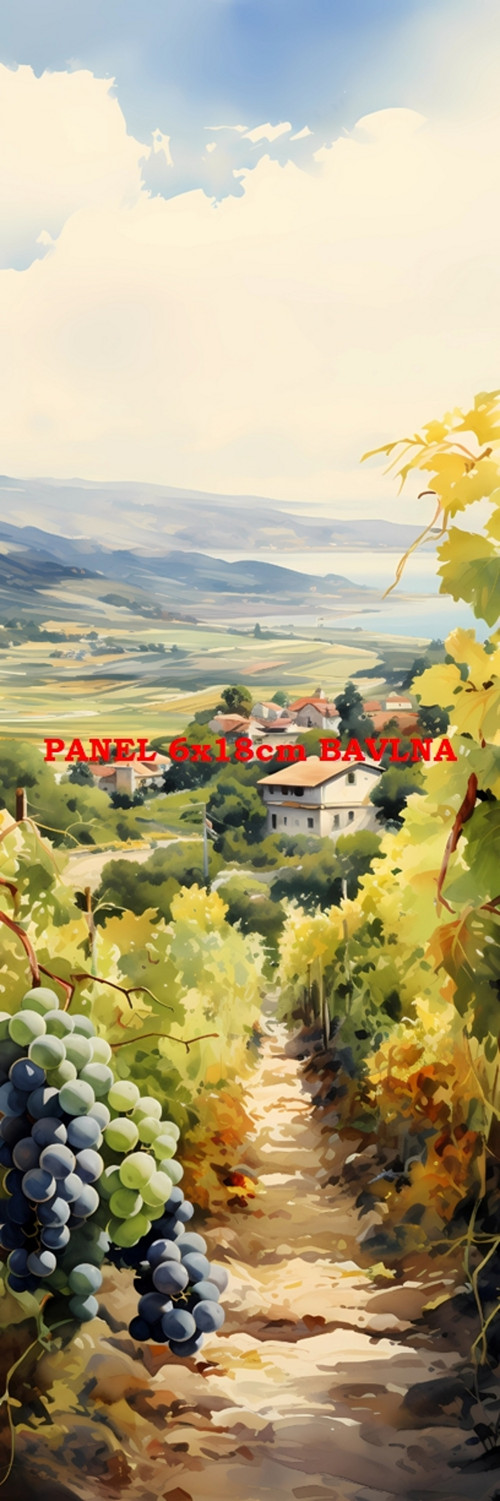 Kočárkovina panel 6x18 cm skladem