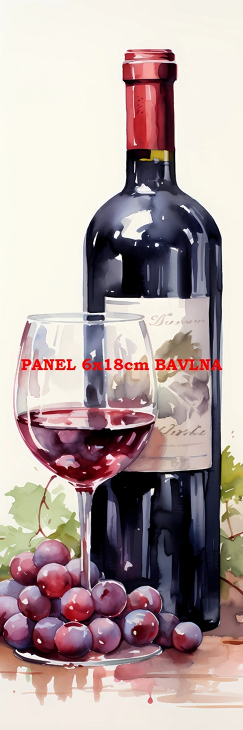 Kočárkovina panel 6x18 cm skladem