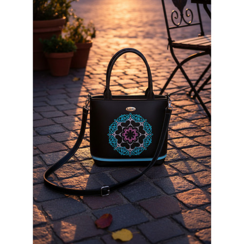 Crossbody kabelka Gobi Mandala – vyšívaný vzor