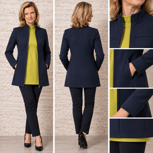 Softshellový kabát - Navy - Vel. 44 — foto 1